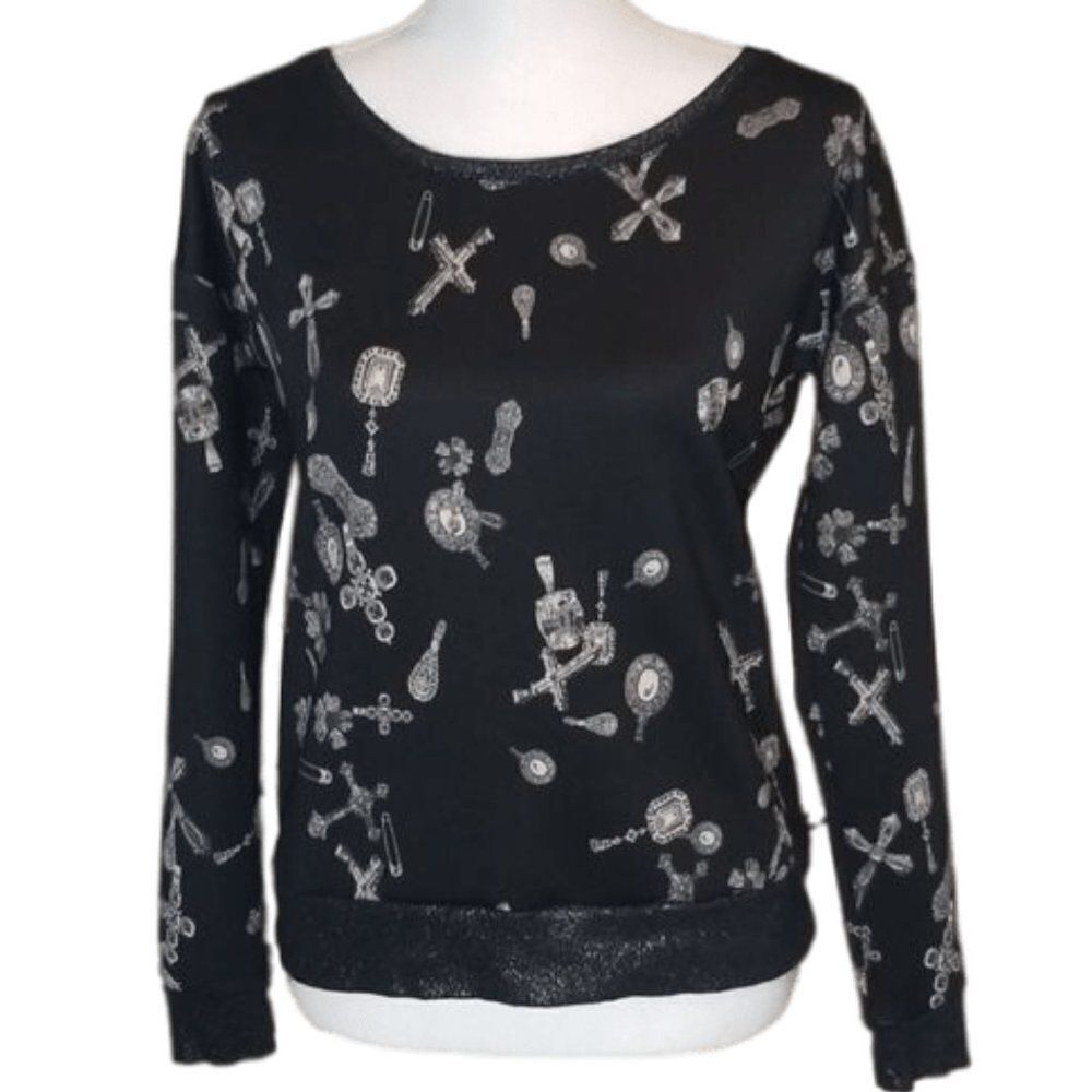 Rock & Republic, cross/pendant sweater